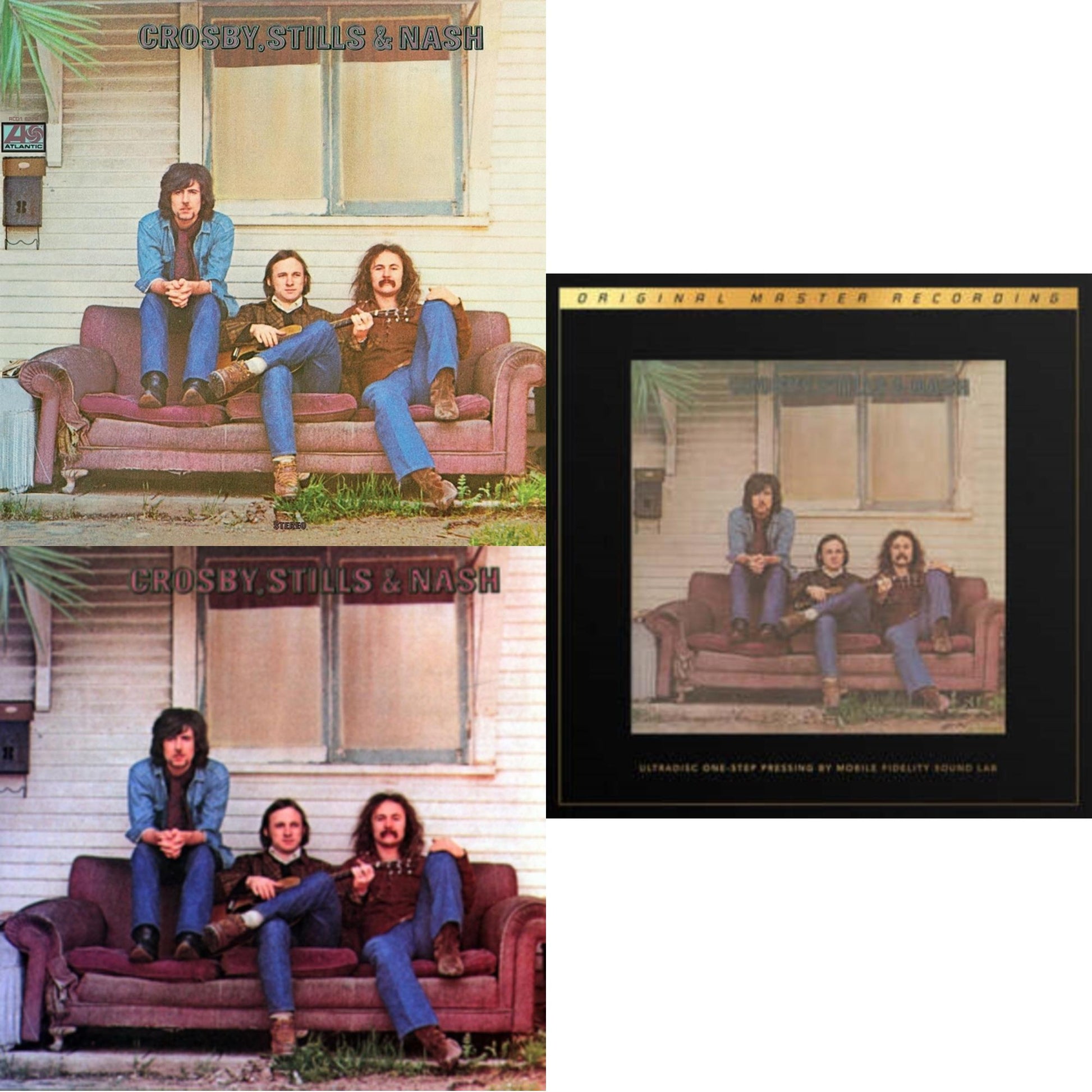 This is a 3 LP Vinyl SKU bundle.
1.This LP Vinyl is brand new.Format: LP VinylMusic Style: AcousticThis item's title is: Crosby, Stills & Nash (180G)Artist:  Stills & Nash CrosbyLabel: Rock/PopBarcode: 081227986681Release Date: 11/10/2009
2.This LP Vinyl is brand new.