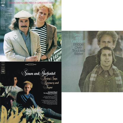 Greatest Hits  (140G/Dl Code) & Parsley, Sage, Rosemary And Thyme (180G LP Vinyl/ Dl Insert) & Bridge Over Troubled Water (180G LP Vinyl/ Dl Insert)