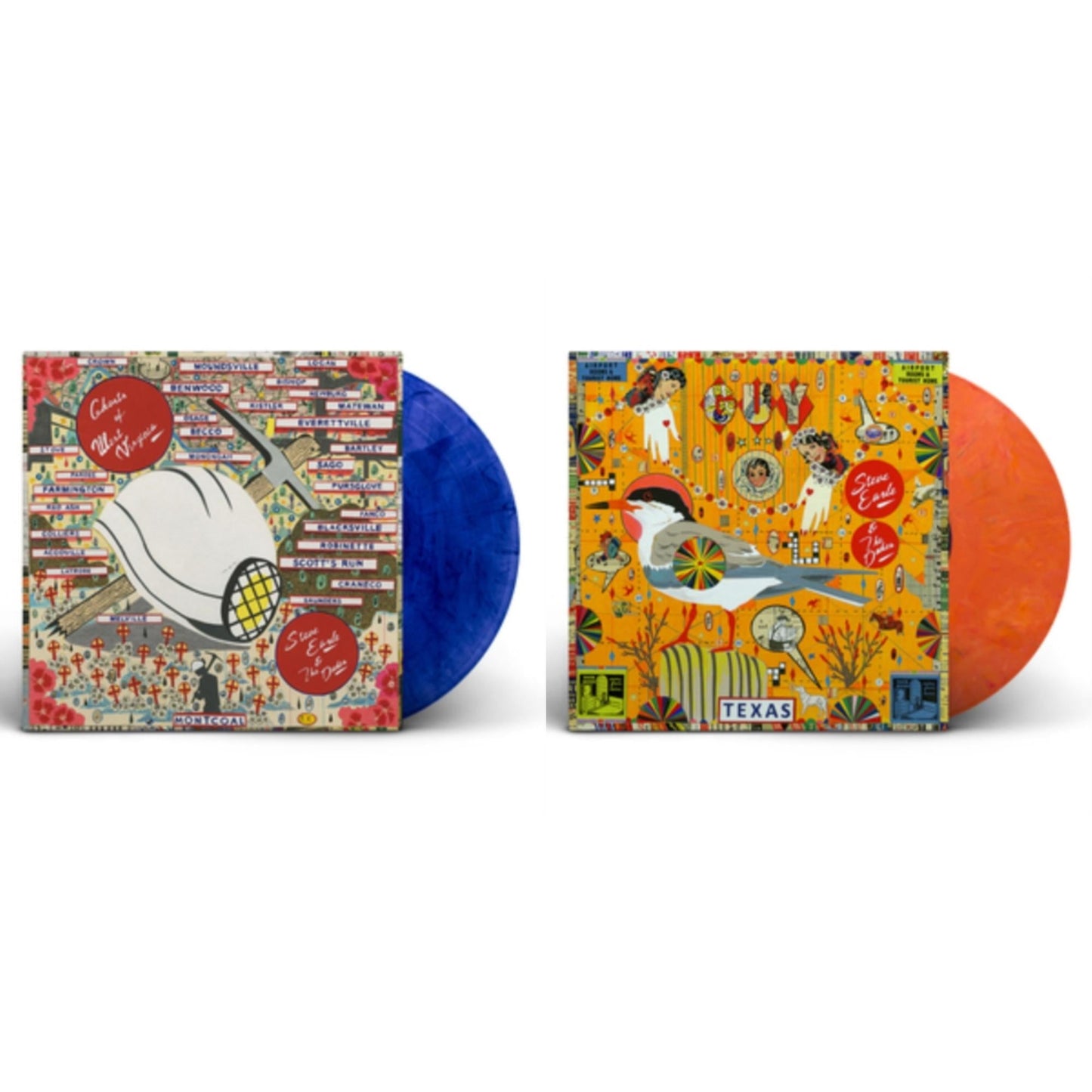 This is a 2 LP Vinyl SKU bundle.
1.This LP Vinyl is brand new.Format: LP VinylMusic Style: CountryThis item's title is: Ghosts Of West Virginia (Blue & Black Swirl Color LP Vinyl)Artist: Steve & The Dukes EarleLabel: NEW WEST RECORDSBarcode: 607396554416Release Date: 11/5/2021
2.