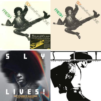 Fresh & Fresh (Neon Orange LP Vinyl/50Th Anniversary) (Rsd Essential) & Sly Lives! (Aka The Burden Of Black Genius) (Ost/2LP) & Anthology (2LP/Pink Vinyl/180G)