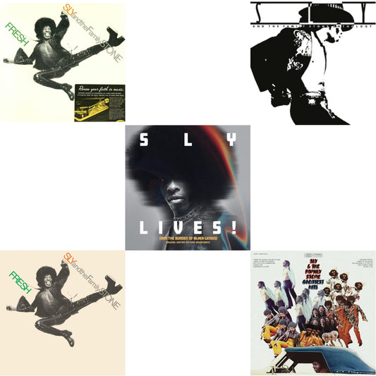 Fresh & Fresh (Neon Orange LP Vinyl/50Th Anniversary) (Rsd Essential) & Sly Lives! (Aka The Burden Of Black Genius) (Ost/2LP) & Anthology (2LP/Pink Vinyl/180G) & Greatest Hits (150G/Dl Card)