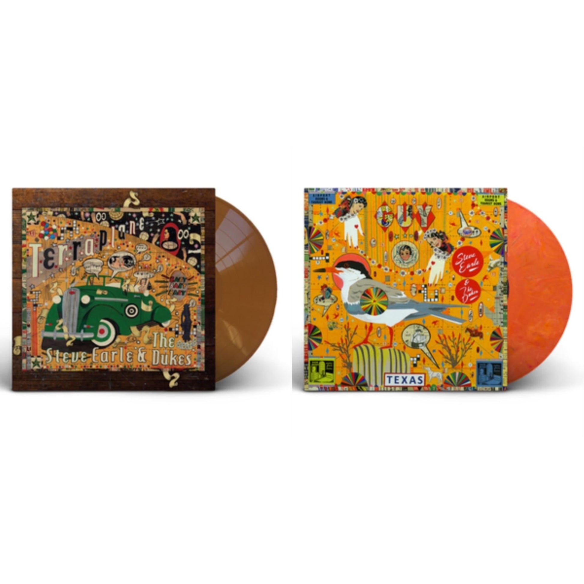 This is a 2 LP Vinyl SKU bundle.
1.This LP Vinyl is brand new.Format: LP VinylMusic Style: Country BluesThis item's title is: Terraplane (Transparent Gold LP Vinyl)Artist: Steve & The Dukes EarleLabel: NEW WEST RECORDSBarcode: 607396555512Release Date: 11/5/2021
2.