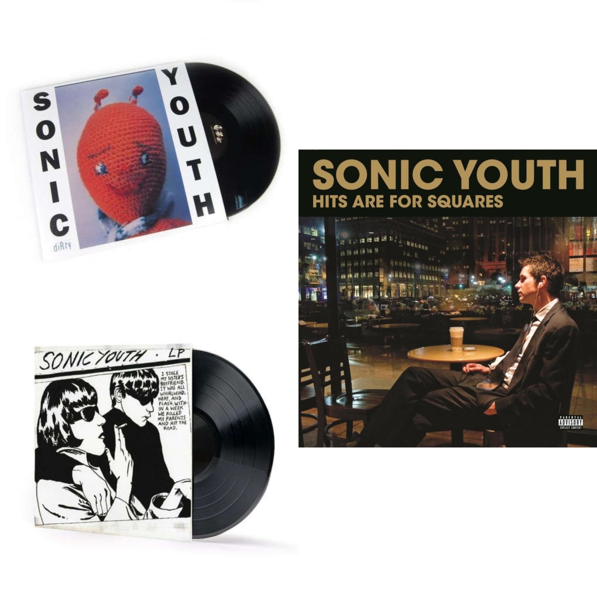 This is a 3 LP Vinyl SKU bundle.
1.This LP Vinyl is brand new.Format: LP VinylThis item's title is: DirtyArtist: Sonic YouthBarcode: 602547349354Release Date: 2/26/2016
2.This LP Vinyl is brand new.
