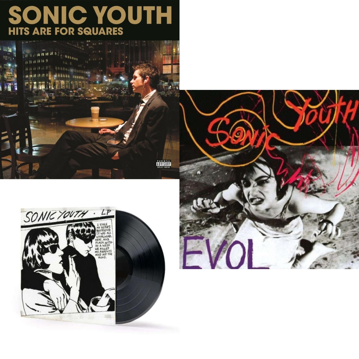 Hits Are For Squares (2LP) & Goo & Evol