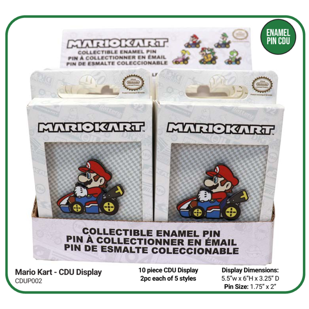 Enamel Pin CDU: Mario Kart - Display (10)