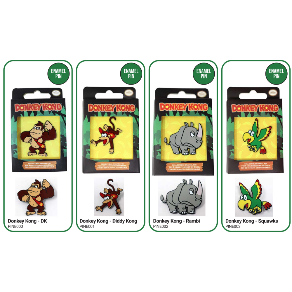 Enamel Pin CDU: Donkey Kong - Display (10) 