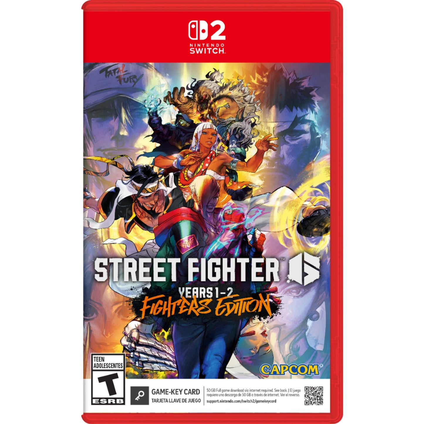 Street Fighter 6: Years 1-2: Fighters Edition - Switch 2 (Game-Key Card)