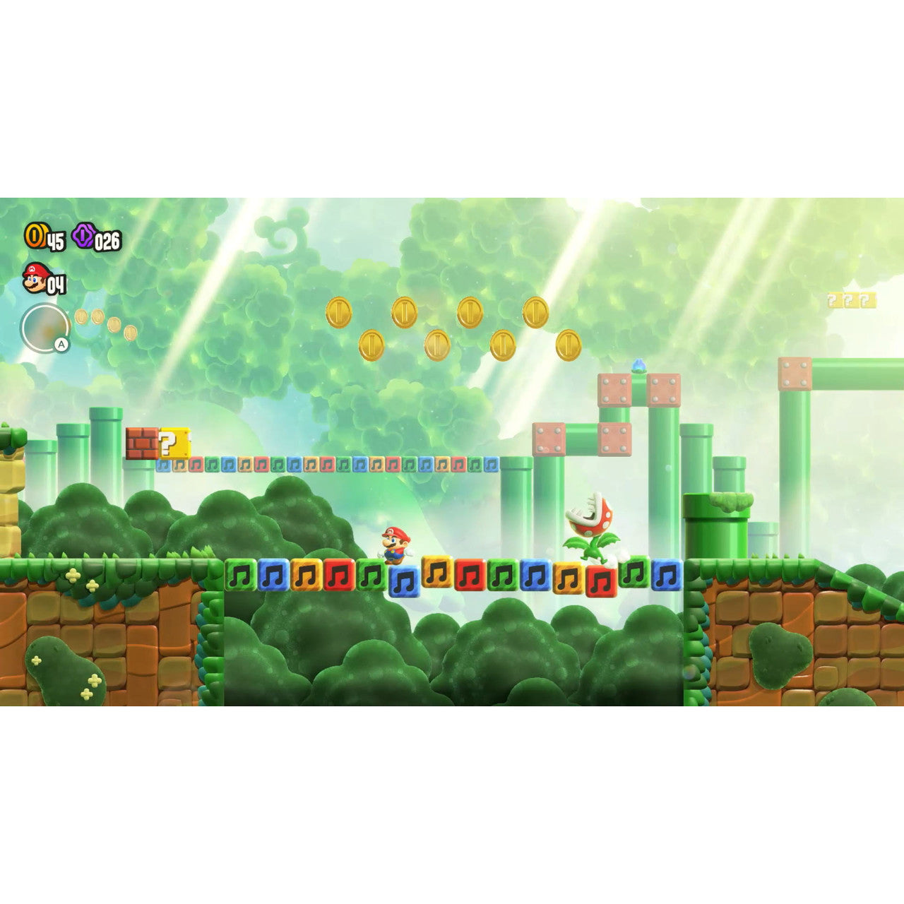 This is brand new.Find wonder in the next evolution of Mario fun  Classic Mario side-scrolling gameplay is turned on its head with the addition of Wonder Flowers.