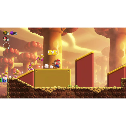 This is brand new.Find wonder in the next evolution of Mario fun  Classic Mario side-scrolling gameplay is turned on its head with the addition of Wonder Flowers.