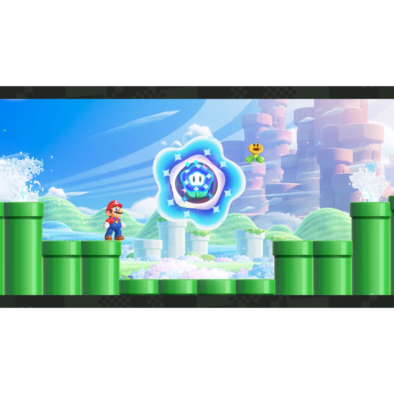 This is brand new.Find wonder in the next evolution of Mario fun  Classic Mario side-scrolling gameplay is turned on its head with the addition of Wonder Flowers.