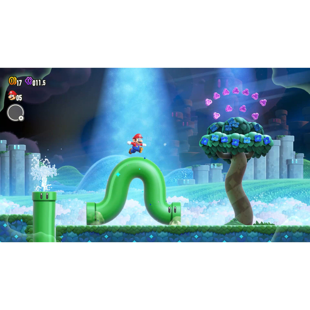 This is brand new.Find wonder in the next evolution of Mario fun  Classic Mario side-scrolling gameplay is turned on its head with the addition of Wonder Flowers.