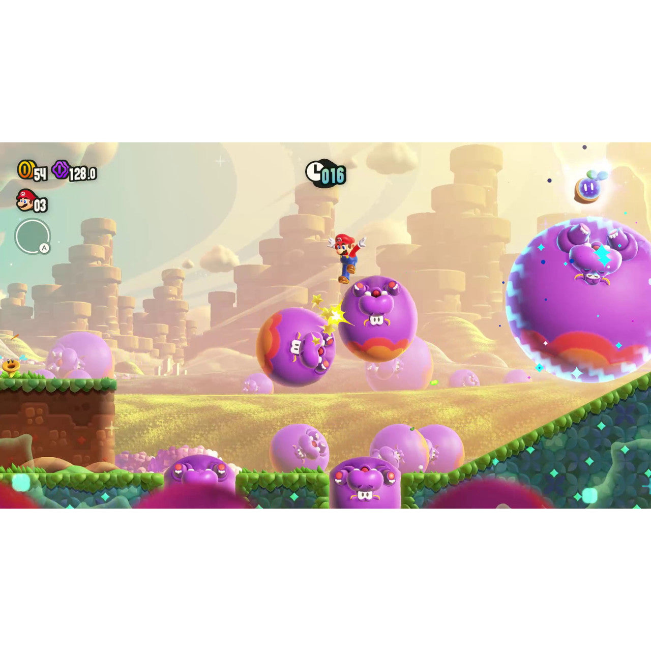 This is brand new.Find wonder in the next evolution of Mario fun  Classic Mario side-scrolling gameplay is turned on its head with the addition of Wonder Flowers.