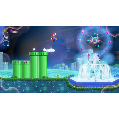 This is brand new.Find wonder in the next evolution of Mario fun  Classic Mario side-scrolling gameplay is turned on its head with the addition of Wonder Flowers.