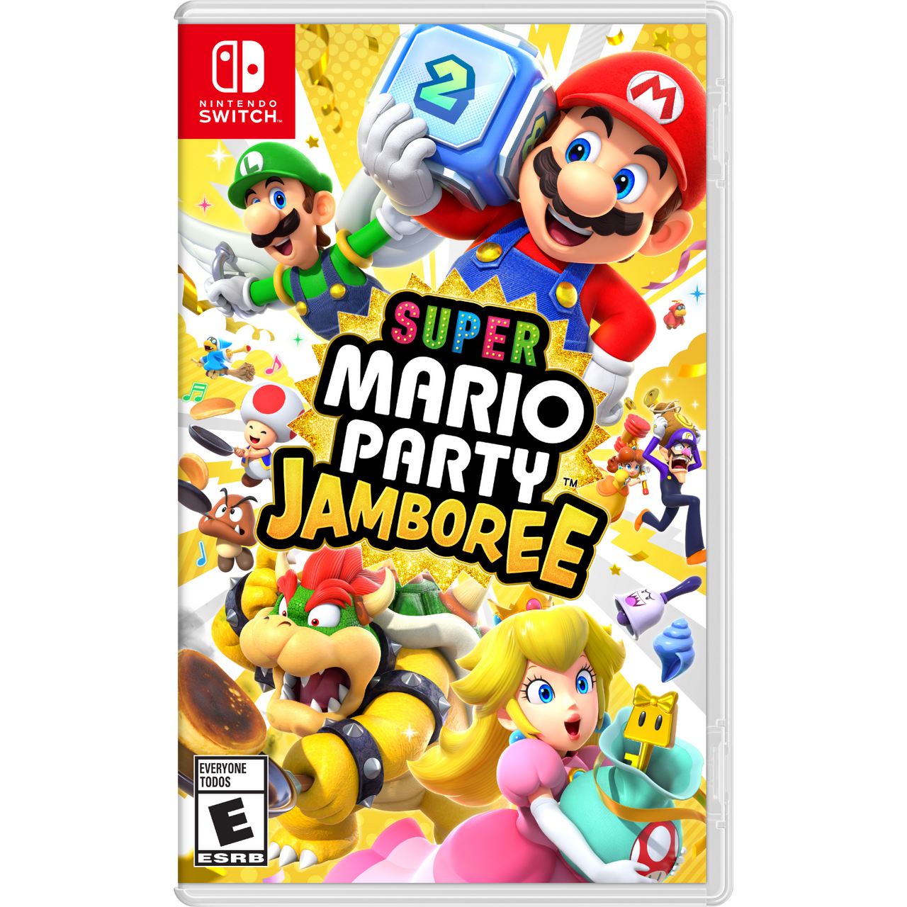 This is brand new.Join the latest Mario Party, a jamboree of seven boards and over 110 minigames 
From running through merry-go-rounds to motion-control minigolf, this jamboree is jam-packed with more minigames than any Mario Party™ game to date.