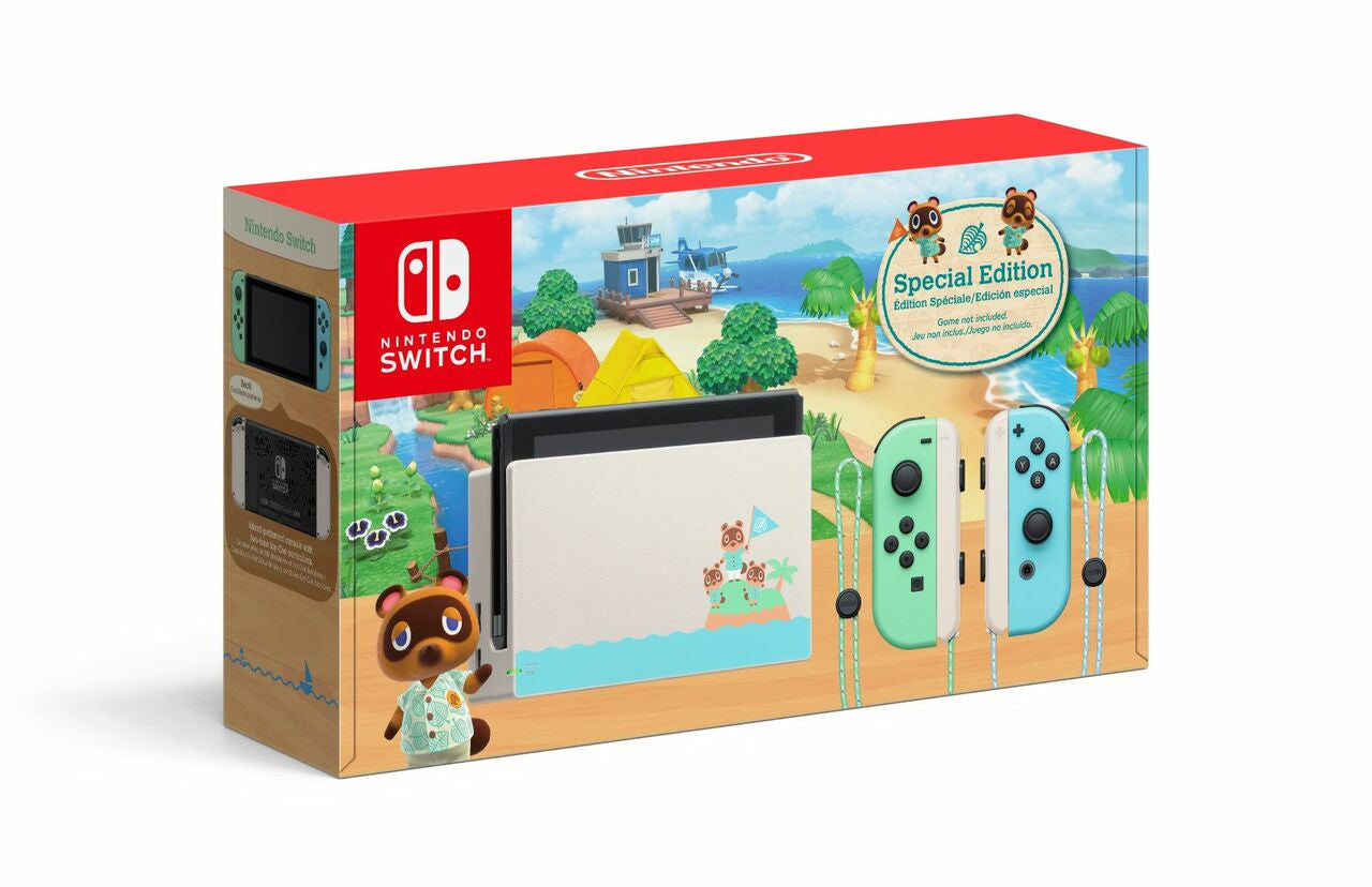This is brand new.Explore a unique world with this Nintendo Switch Animal Crossing: New Horizons Edition console. The green and blue Joy-Con controllers offer precise control and work separately for versatile options, while the white dock lets you enjoy hours of immersive gaming. With a 6.