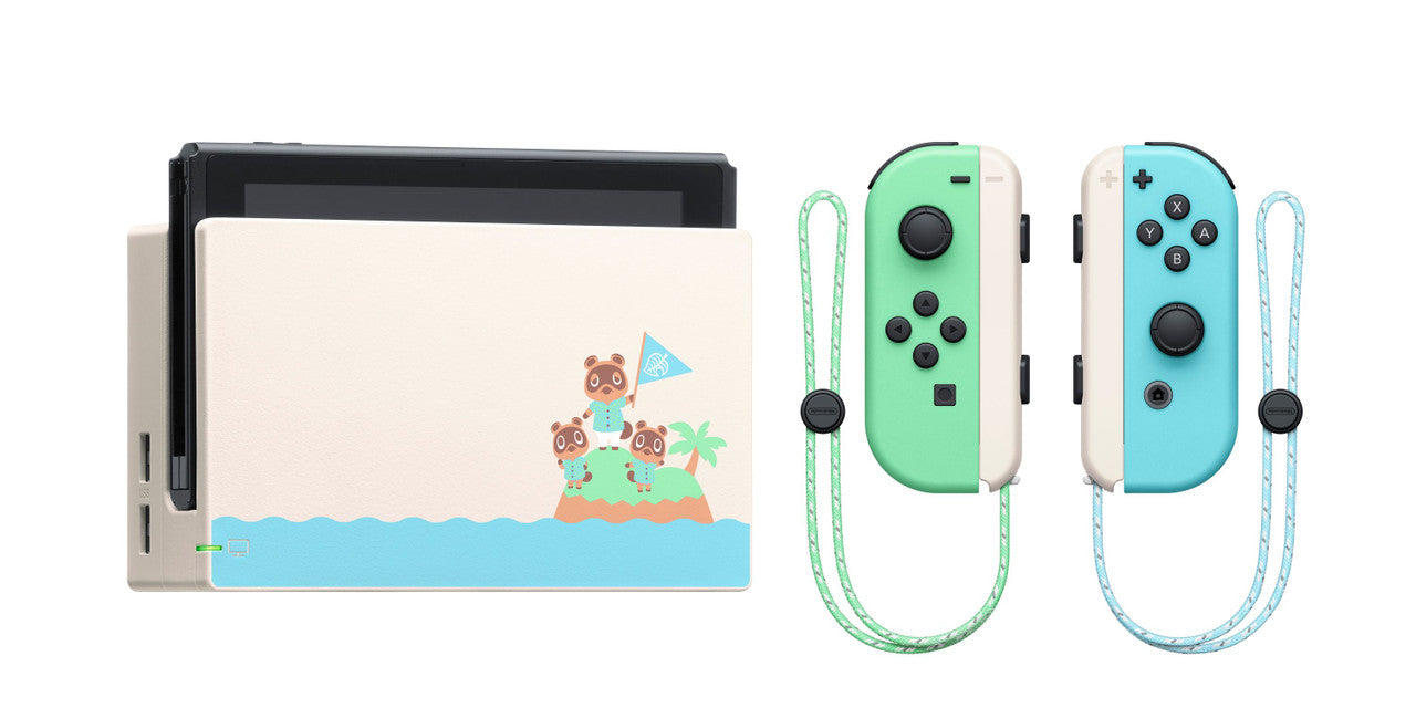 This is brand new.Explore a unique world with this Nintendo Switch Animal Crossing: New Horizons Edition console. The green and blue Joy-Con controllers offer precise control and work separately for versatile options, while the white dock lets you enjoy hours of immersive gaming. With a 6.