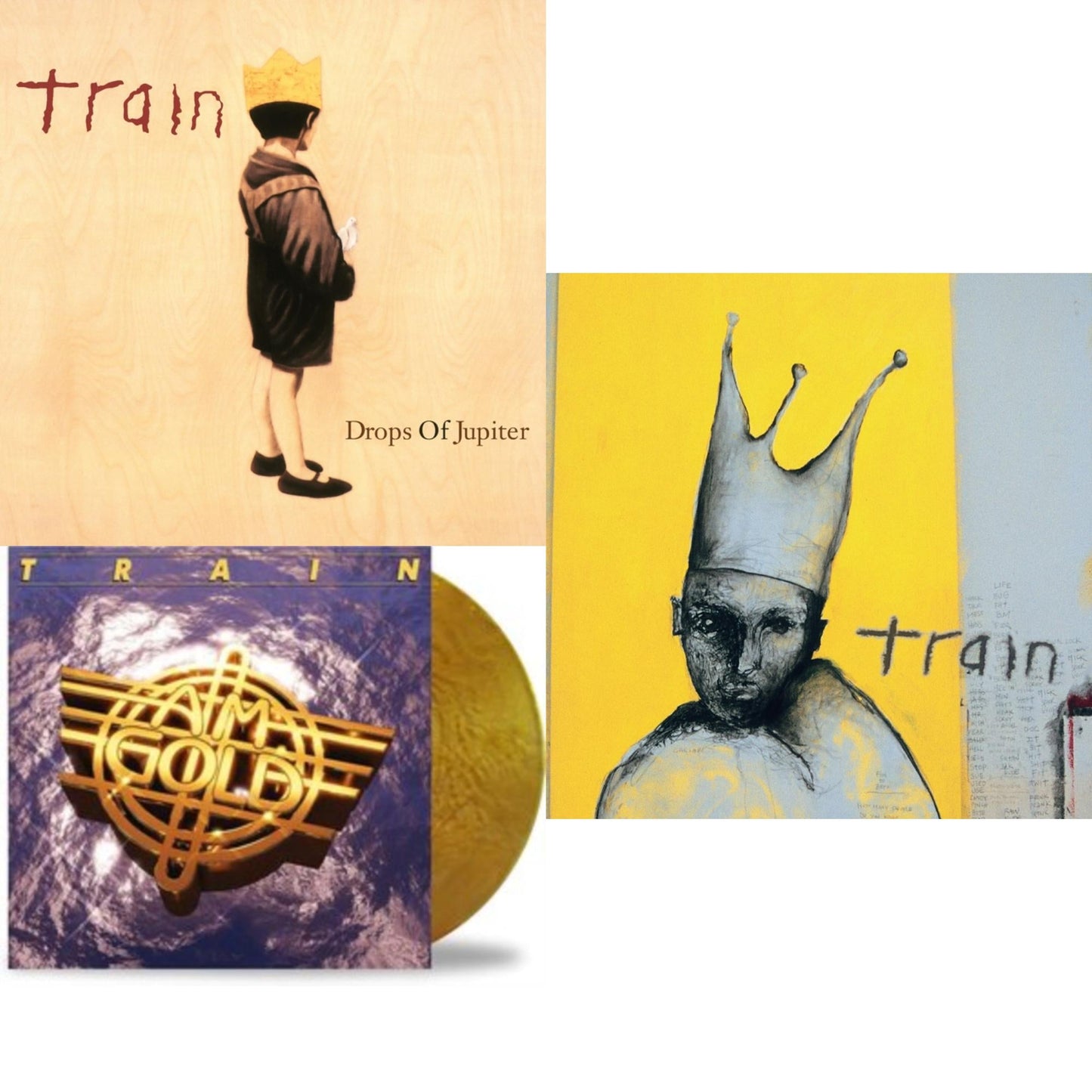 Drops Of Jupiter (20Th Anniversary Edition/Bronze LP Vinyl) & Am Gold (Metallic Gold LP Vinyl) & Train