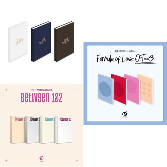 This is a 3 CD SKU bundle.
1.This CD is brand new.Format: CDMusic Style: K-popThis item's title is: Feel Special (8Th Mini Album)Artist: TwiceLabel: JYP ENT.Barcode: 8809440339204Release Date: 2/22/2023
2.This CD is brand new.
