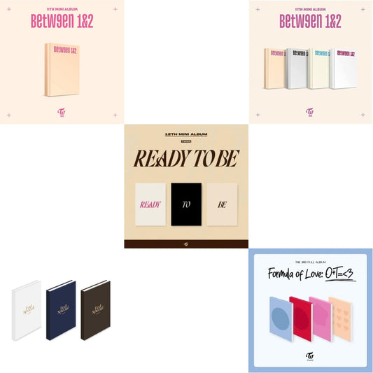 This is a 5 CD SKU bundle.
1.This CD is brand new.Format: CDMusic Style: K-popThis item's title is: Between 1&2 (Archive Version)Artist: TwiceLabel: JYP ENTERTAINMENT / REPUBLIC RBarcode: 192641872877Release Date: 8/26/2022
2.This CD is brand new.