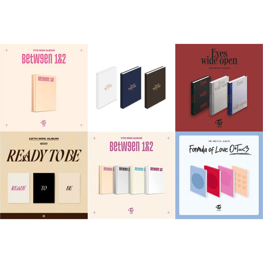 This is a 6 CD SKU bundle.
1.This CD is brand new.Format: CDMusic Style: K-popThis item's title is: Between 1&2 (Archive Version)Artist: TwiceLabel: JYP ENTERTAINMENT / REPUBLIC RBarcode: 192641872877Release Date: 8/26/2022
2.This CD is brand new.