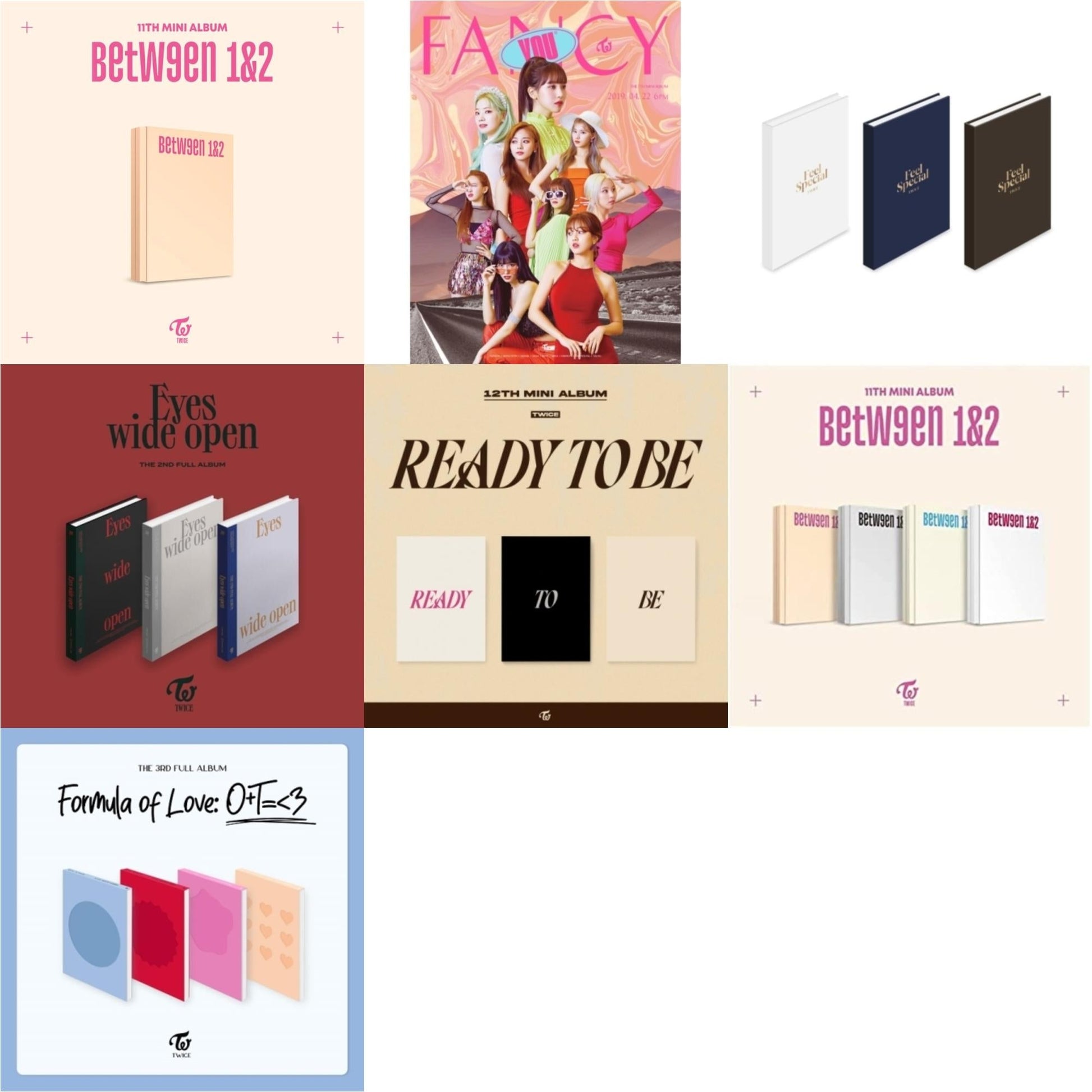 This is a 7 CD SKU bundle.
1.This CD is brand new.Format: CDMusic Style: K-popThis item's title is: Between 1&2 (Archive Version)Artist: TwiceLabel: JYP ENTERTAINMENT / REPUBLIC RBarcode: 192641872877Release Date: 8/26/2022
2.This CD is brand new.