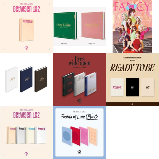 This is a 8 CD SKU bundle.
1.This CD is brand new.Format: CDMusic Style: K-popThis item's title is: Between 1&2 (Archive Version)Artist: TwiceLabel: JYP ENTERTAINMENT / REPUBLIC RBarcode: 192641872877Release Date: 8/26/2022
2.This CD is brand new.