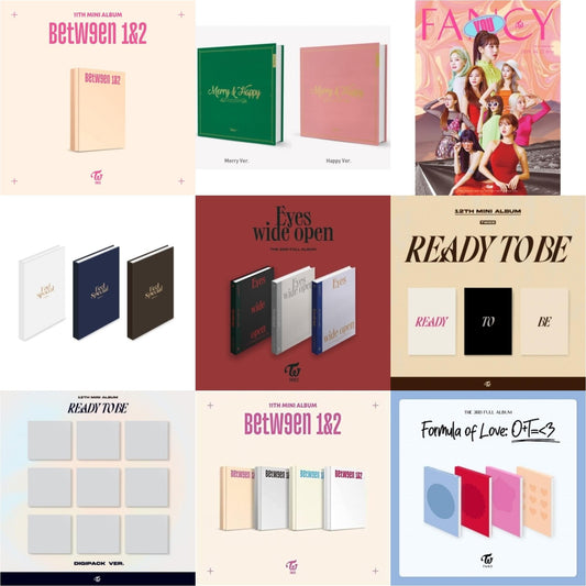 This is a 9 CD SKU bundle.
1.This CD is brand new.Format: CDMusic Style: K-popThis item's title is: Between 1&2 (Archive Version)Artist: TwiceLabel: JYP ENTERTAINMENT / REPUBLIC RBarcode: 192641872877Release Date: 8/26/2022
2.This CD is brand new.