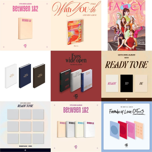 This is a 9 CD SKU bundle.
1.This CD is brand new.Format: CDMusic Style: K-popThis item's title is: Between 1&2 (Archive Version)Artist: TwiceLabel: JYP ENTERTAINMENT / REPUBLIC RBarcode: 192641872877Release Date: 8/26/2022
2.This CD is brand new.