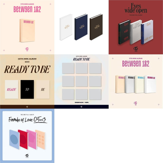 This is a 7 CD SKU bundle.
1.This CD is brand new.Format: CDMusic Style: K-popThis item's title is: Between 1&2 (Archive Version)Artist: TwiceLabel: JYP ENTERTAINMENT / REPUBLIC RBarcode: 192641872877Release Date: 8/26/2022
2.This CD is brand new.