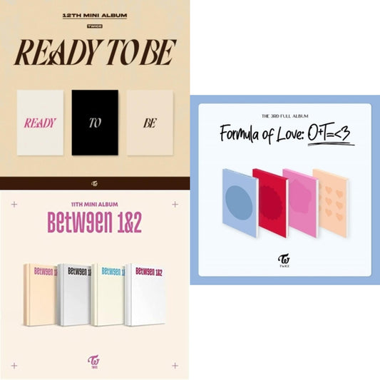 Ready To Be (12Th Mini Album) & Between 1 & 2 & Formula Of Love: O+T=<3