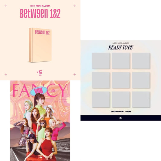 This is a 3 CD SKU bundle.
1.This CD is brand new.Format: CDMusic Style: K-popThis item's title is: Between 1&2 (Archive Version)Artist: TwiceLabel: JYP ENTERTAINMENT / REPUBLIC RBarcode: 192641872877Release Date: 8/26/2022
2.This CD is brand new.