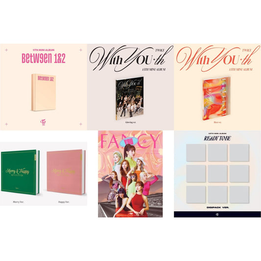 This is a 6 CD SKU bundle.
1.This CD is brand new.Format: CDMusic Style: K-popThis item's title is: Between 1&2 (Archive Version)Artist: TwiceLabel: JYP ENTERTAINMENT / REPUBLIC RBarcode: 192641872877Release Date: 8/26/2022
2.This CD is brand new.