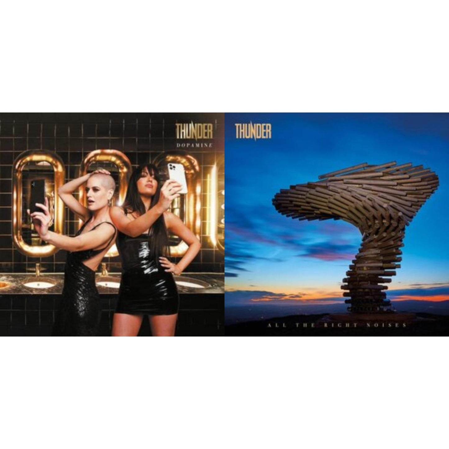 This is a 2 LP Vinyl SKU bundle.
1.This LP Vinyl is brand new.Format: LP VinylMusic Style: Prog RockThis item's title is: All The Right NoisesArtist: ThunderLabel: BMG RIGHTS MANAGEMENT (UK) LTDBarcode: 4050538610390Release Date: 3/21/2021
2.This LP Vinyl is brand new.