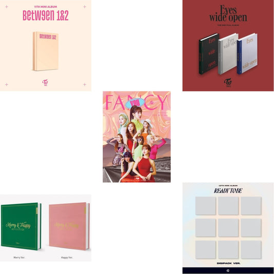 This is a 5 CD SKU bundle.
1.This CD is brand new.Format: CDMusic Style: K-popThis item's title is: Between 1&2 (Archive Version)Artist: TwiceLabel: JYP ENTERTAINMENT / REPUBLIC RBarcode: 192641872877Release Date: 8/26/2022
2.This CD is brand new.