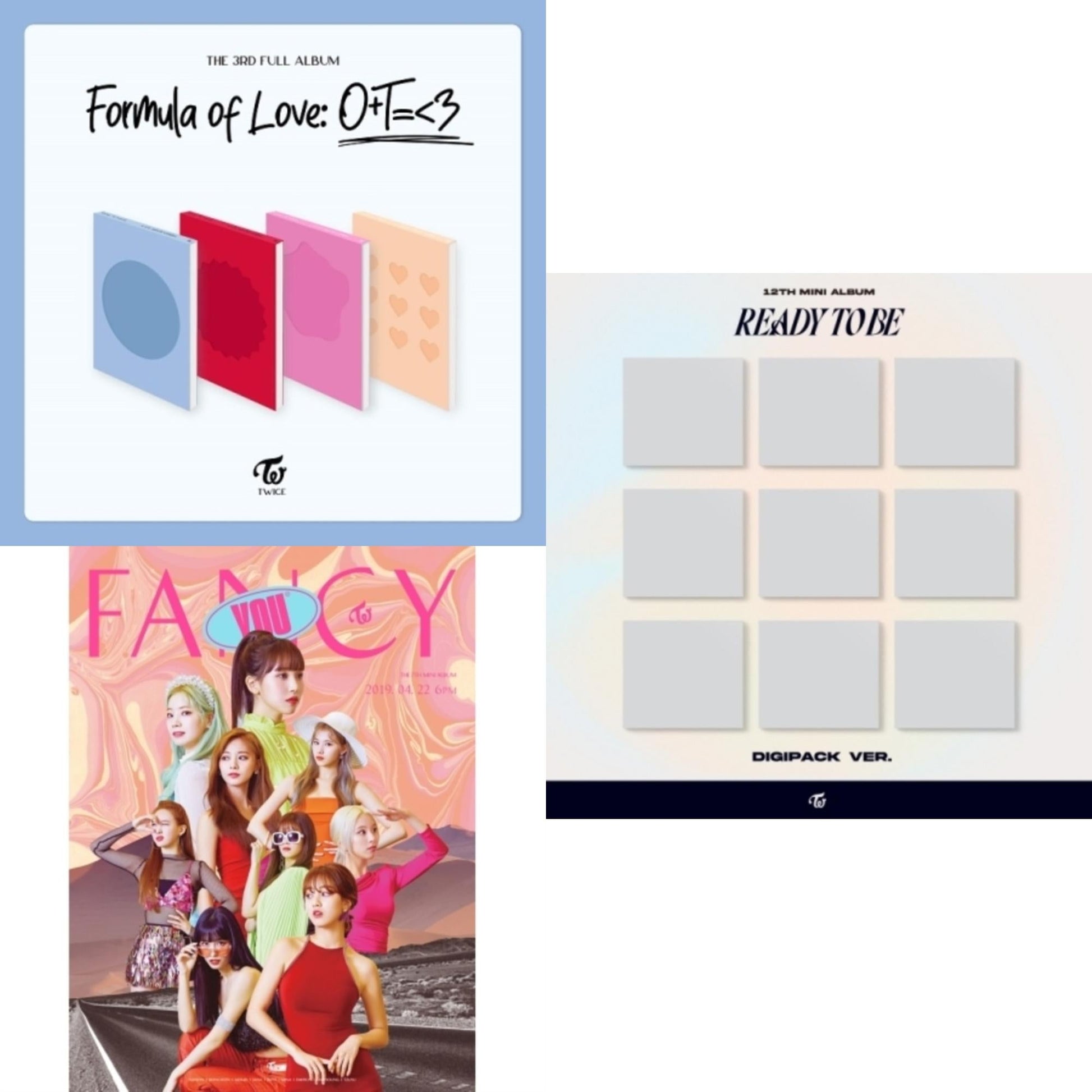 This is a 3 CD SKU bundle.
1.This CD is brand new.Format: CDMusic Style: K-popThis item's title is: Fancy You (7Th Album)Artist: TwiceLabel: JYP ENT.Barcode: 8809440338757Release Date: 2/22/2023
2.This CD is brand new.