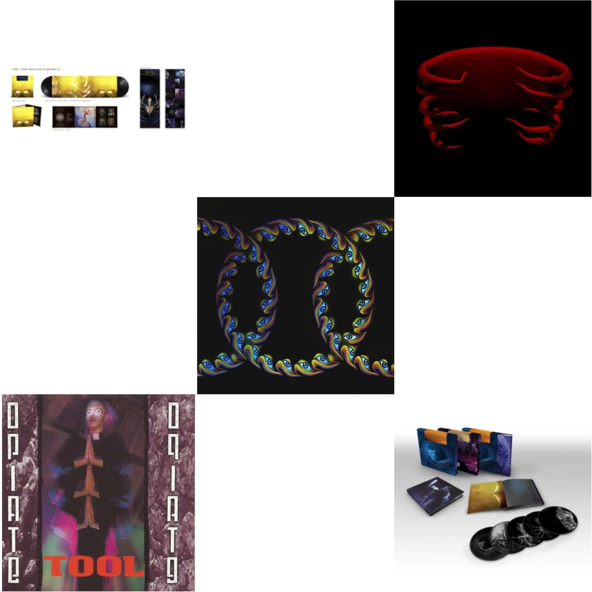 This is a 5 LP Vinyl SKU bundle.
1.This LP Vinyl is brand new.Format: LP VinylMusic Style: Prog RockThis item's title is: Fear Inoculum (3LP/180G)Artist: ToolLabel: RCA RECORDSBarcode: 194399502013Release Date: 8/5/2022
2.This LP Vinyl is brand new.