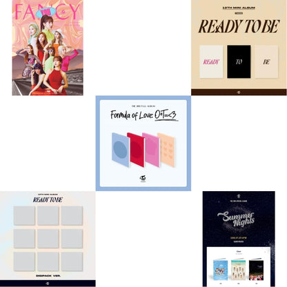 This is a 5 CD SKU bundle.
1.This CD is brand new.Format: CDMusic Style: K-popThis item's title is: Summer NightsArtist: TwiceLabel: JYP EN.Barcode: 8809440338245Release Date: 10/26/2022
2.This CD is brand new.