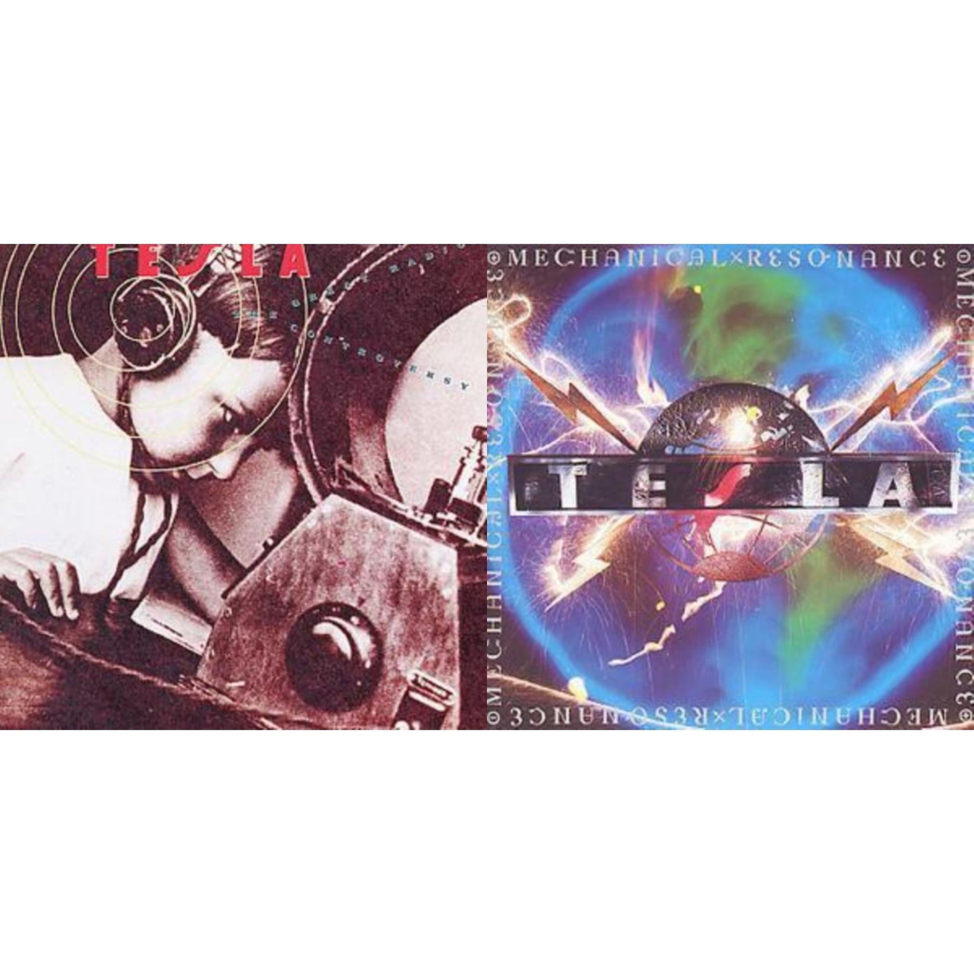 This is a 2 CD SKU bundle.
1.This CD is brand new.Format: CDThis item's title is: Mechanical ResonanceArtist: TeslaLabel: GEFFENBarcode: 720642412022Release Date: 12/8/1986
2.This CD is brand new.
