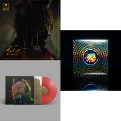 Thundercat - It Is What It Is (Red LP Vinyl/140G/3Mm Spined Sleeve/Gold Foil) & Apocalypse (10 Anniversary) (Deluxe/Translucent Red LP Vinyl) & Golden Age Of Apocalypse (10Th Anniversary Edition/Translucent Red LP Vinyl)