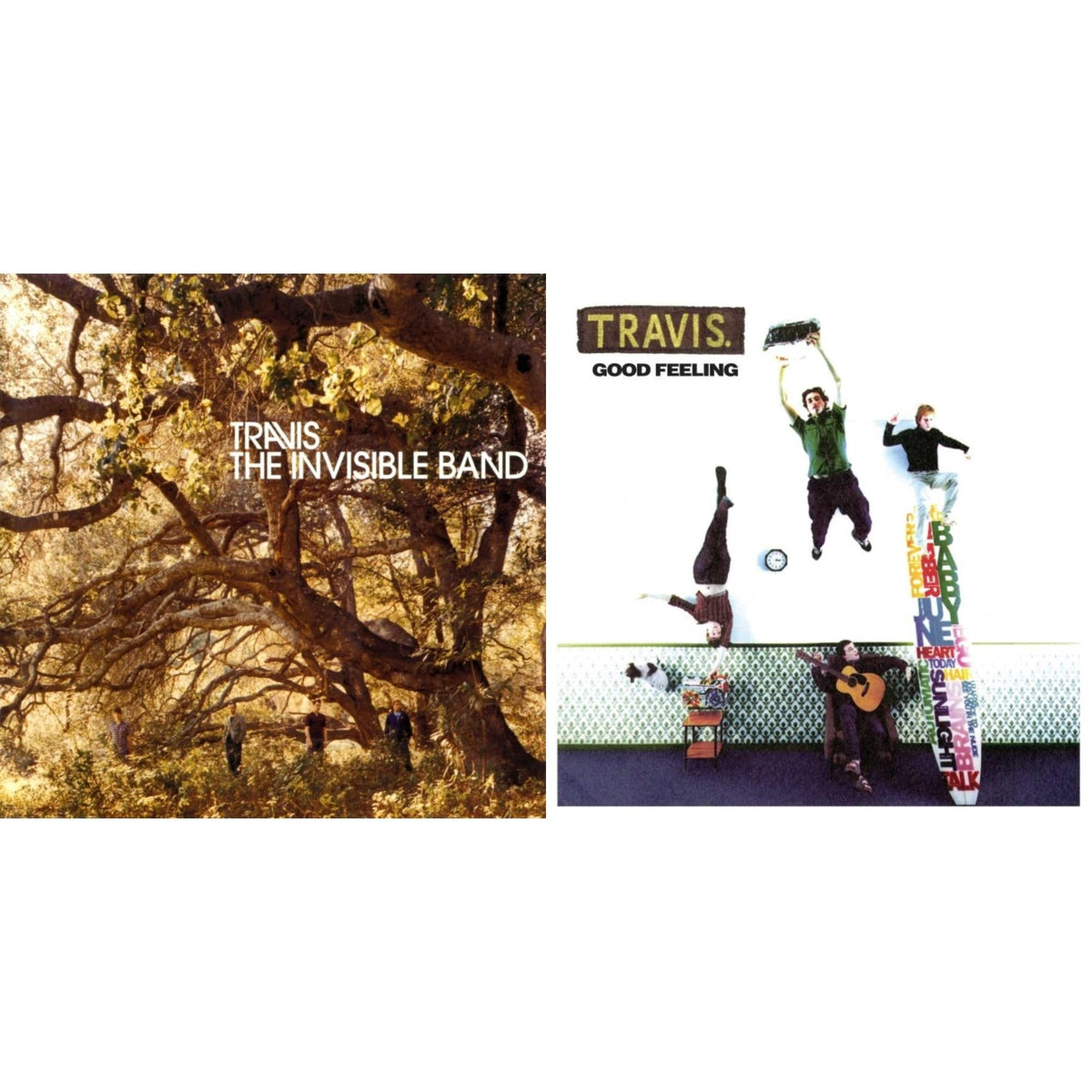 Travis - Good Feeling & Invisible Band (20Th Anniversary) - LP Vinyl Bundle