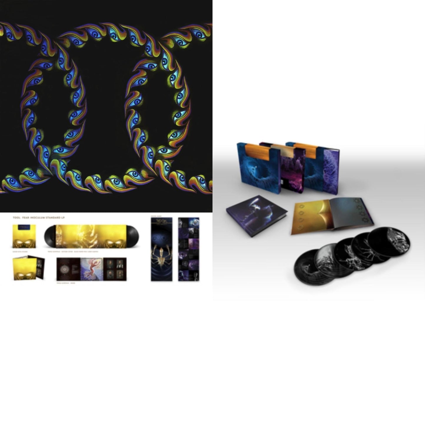 This is a 3 LP Vinyl SKU bundle.
1.This LP Vinyl is brand new.Format: LP VinylMusic Style: Progressive MetalThis item's title is: Fear Inoculum (Le) (Limited/180G/5LP/Etching Side)Artist: ToolLabel: RCABarcode: 194398687919Release Date: 4/8/2022
2.This LP Vinyl is brand new.