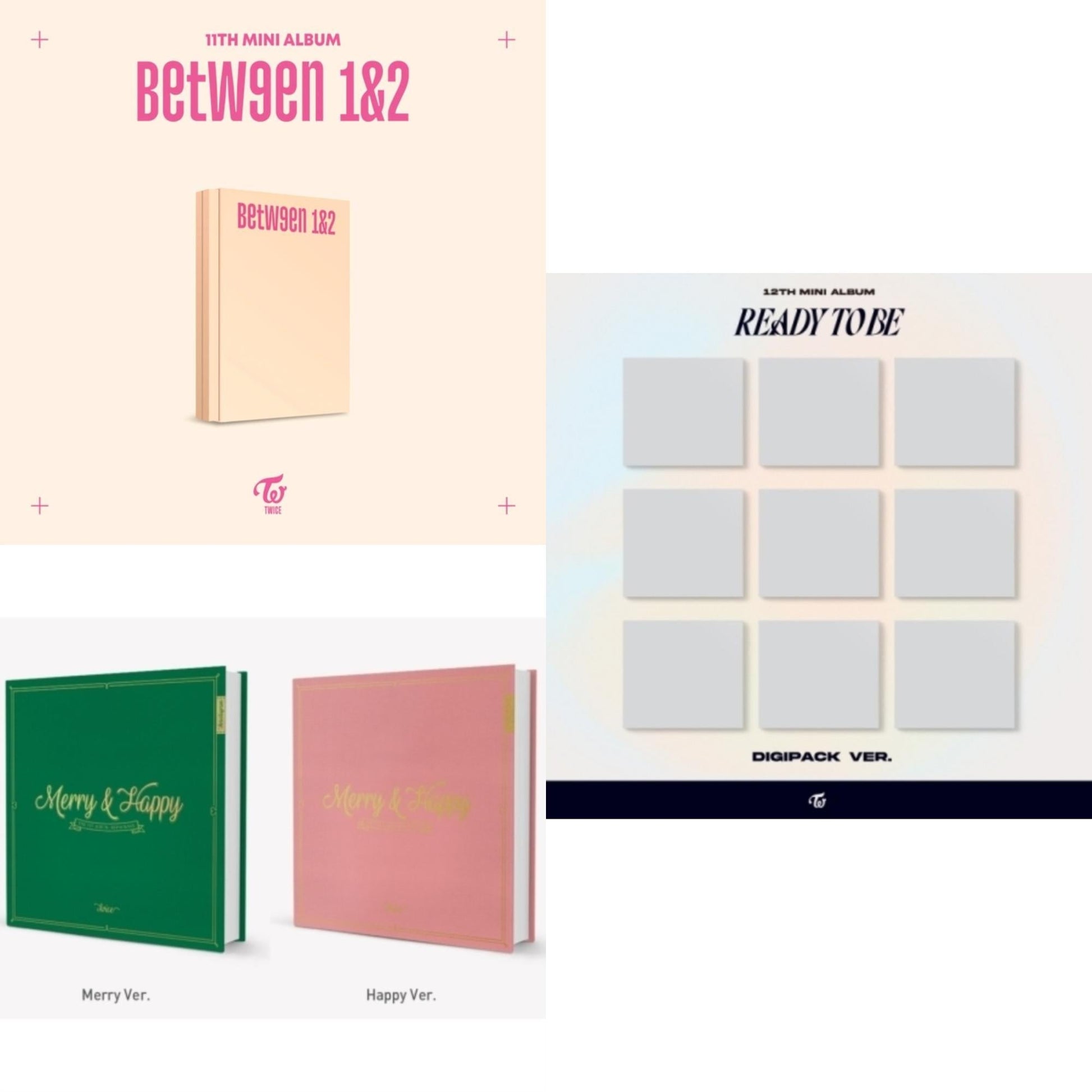 This is a 3 CD SKU bundle.
1.This CD is brand new.Format: CDMusic Style: K-popThis item's title is: Between 1&2 (Archive Version)Artist: TwiceLabel: JYP ENTERTAINMENT / REPUBLIC RBarcode: 192641872877Release Date: 8/26/2022
2.This CD is brand new.