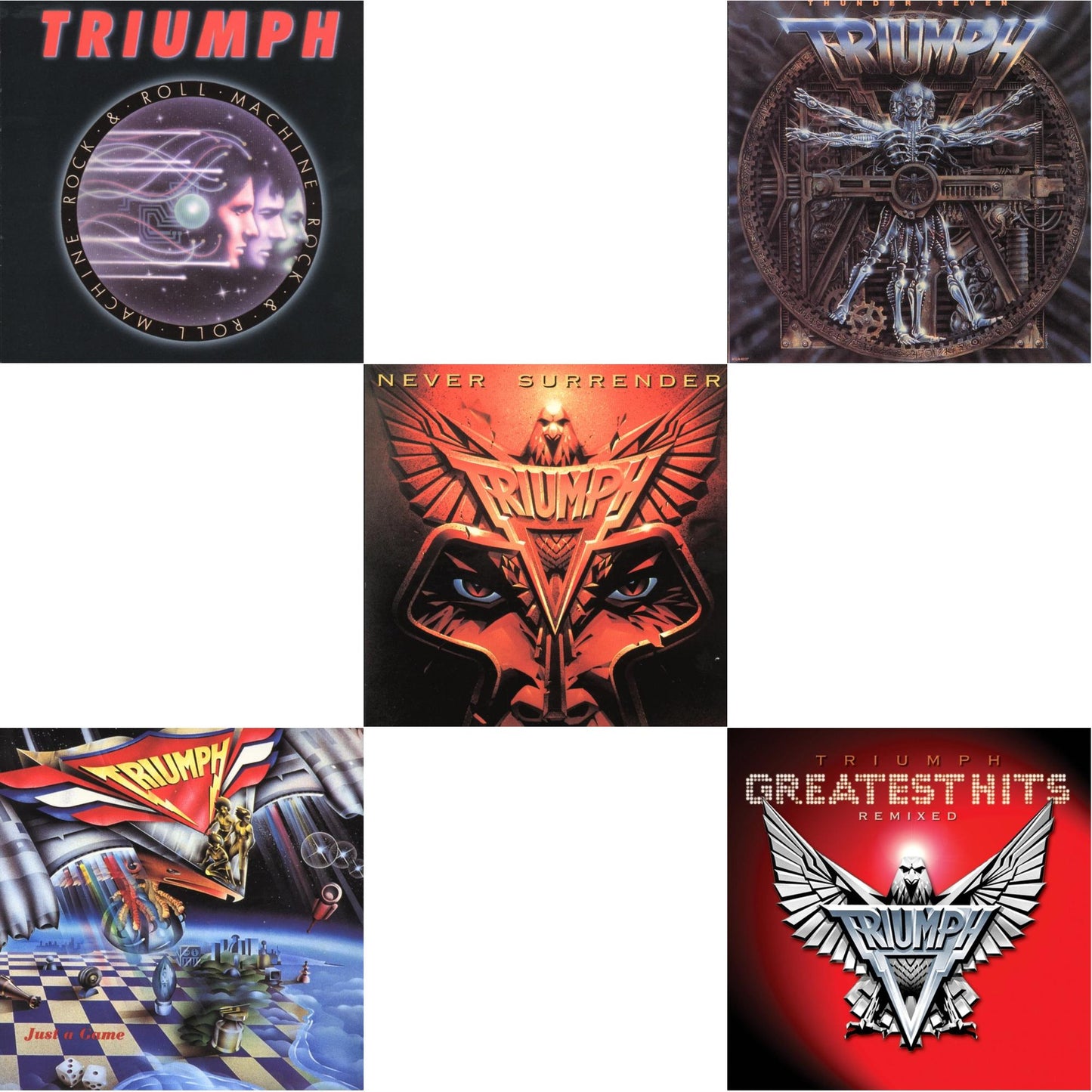 Rock N Roll Machine & Just A Game & Never Surrender & Thunder Seven & Triumph: Greatest Hits Remixed