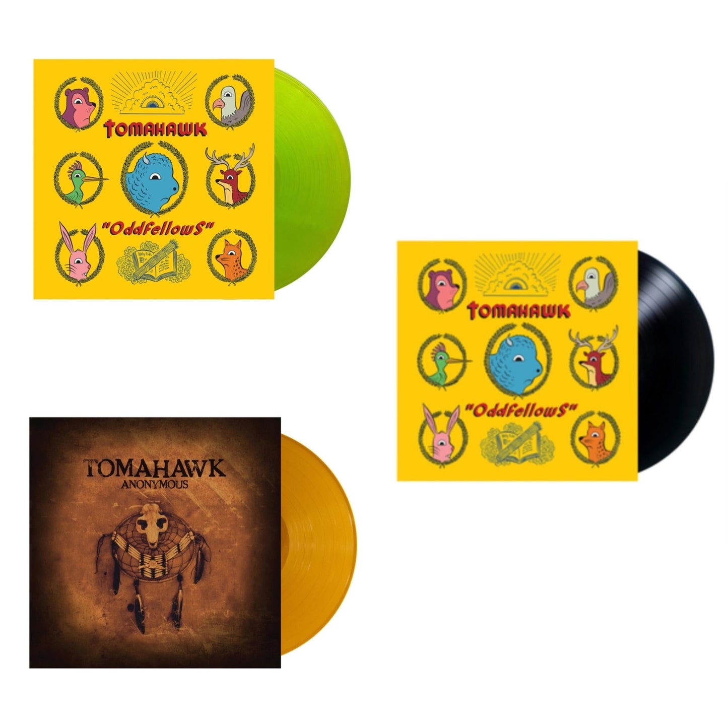 This is a 3 LP Vinyl SKU bundle.
1.This LP Vinyl is brand new.Format: LP VinylMusic Style: Alternative RockThis item's title is: AnonymousArtist: TomahawkLabel: IPECAC RECORDINGSBarcode: 689230025054Release Date: 10/6/2023
2.This LP Vinyl is brand new.