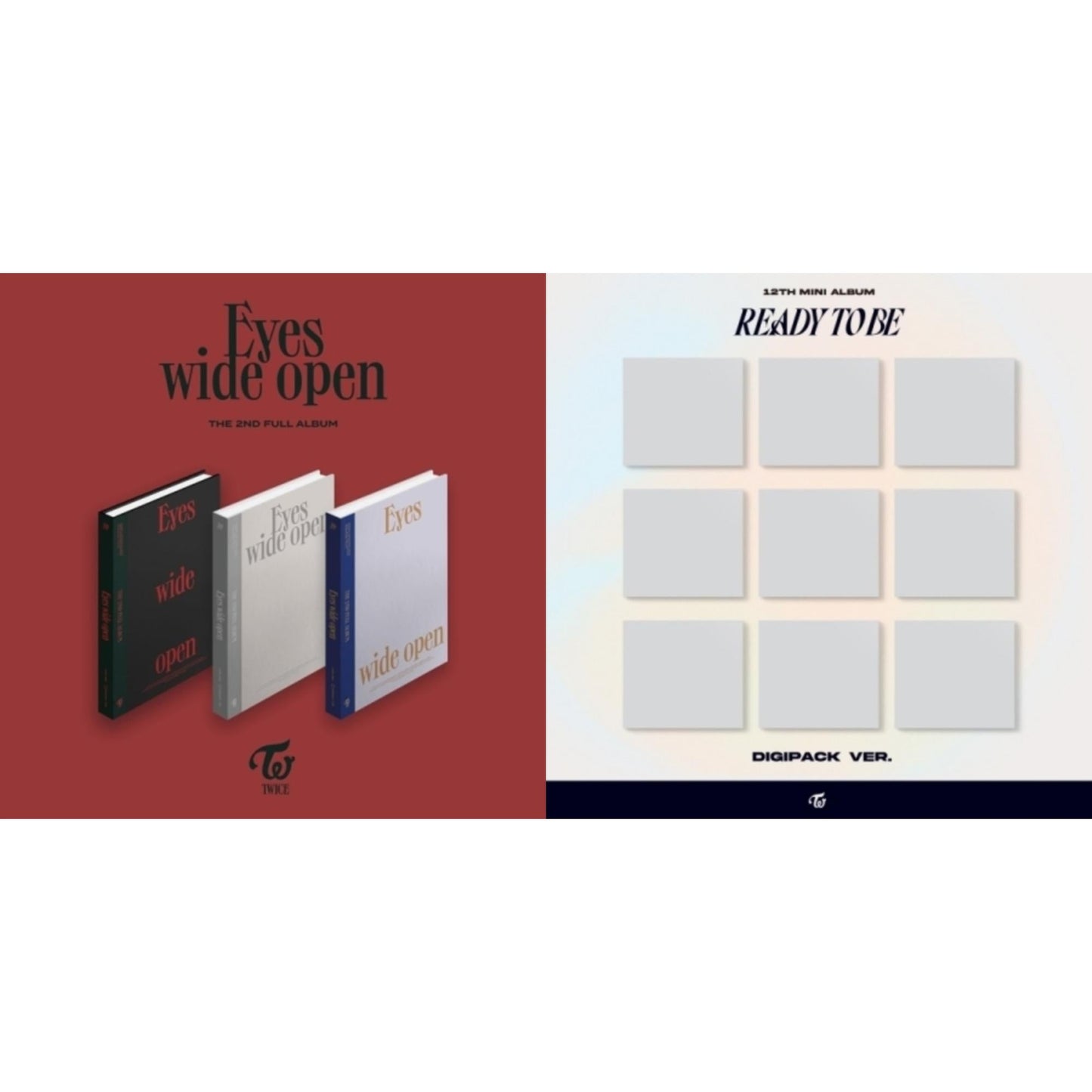 Eyes Wide Open: Vol. 2 & Ready To Be (12Th Mini Album) Digipack Version