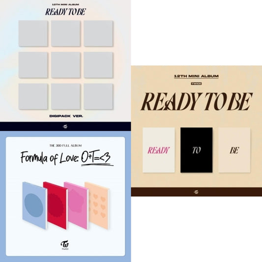 Ready To Be (12Th Mini Album) & Ready To Be (12Th Mini Album) Digipack Version & Formula Of Love: O+T=<3