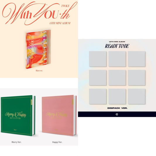 With You-Th (Blast Ver.) & Merry & Happy & Ready To Be (12Th Mini Album) Digipack Version