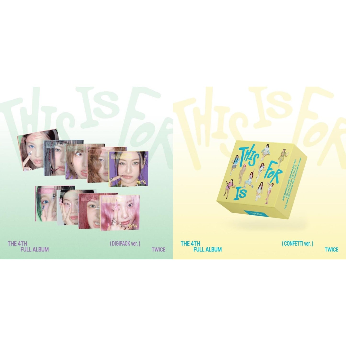 This Is For (Digipack Ver.) & This Is For (Confetti Ver.)