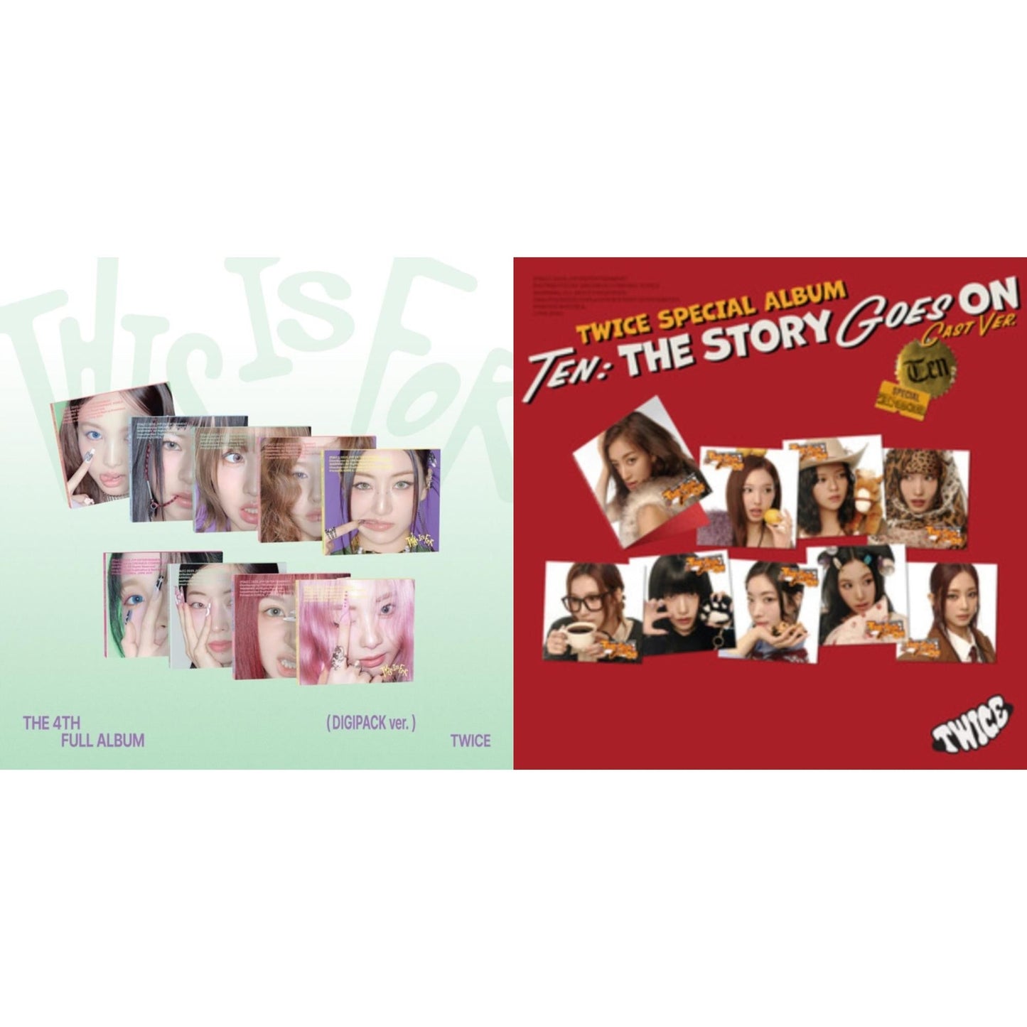 This Is For (Digipack Ver.) & Ten: The Story Goes On (Cast Ver.)