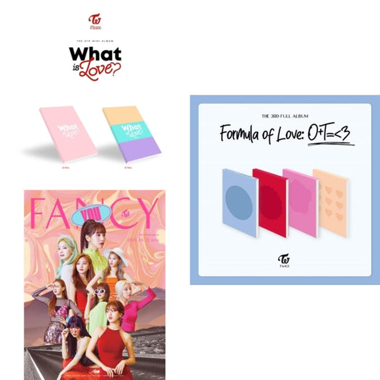 This is a 3 CD SKU bundle.
1.This CD is brand new.Format: CDMusic Style: K-popThis item's title is: What Is Love?Artist: TwiceLabel: JYP ENT.Barcode: 8809440338085Release Date: 10/14/2022
2.This CD is brand new.